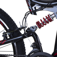 Bicicleta BENOTTO Montaña DS-500 R27.5 21V. Hombre Frenos Delantero Disco Mecanico/Trasero ”V” Aluminio Negro/Rojo Talla:UN
