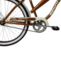 Bicicleta BENOTTO City STA. MONICA R26 1V. Mujer Frenos Contrapedal Acero Cobrizo/Blanco Talla:UN