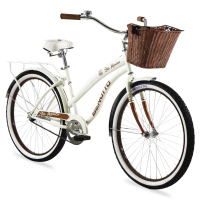 Bicicleta BENOTTO City STA. MONICA R26 1V. Mujer Frenos Contrapedal Acero Blanco/Cobrizo Talla:UN