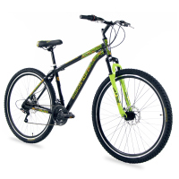 Bicicleta BENOTTO Montaña XFS290 R29 21V. Hombre FS Frenos Doble Disco Mecanico Aluminio Negro/Verde Limon Talla:UN