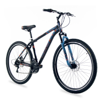 Bicicleta BENOTTO Montaña XFS290 R29 21V. Hombre FS Frenos Doble Disco Mecanico Aluminio Negro/Azul Celeste Talla:UN