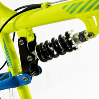 Bicicleta BENOTTO Montaña BLACKCOMB R24 21V. Hombre DS Frenos Doble Disco Mecanico Acero Amarillo Neon/Azul Talla:UN
