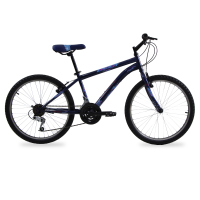 Bicicleta WOLF Montaña R24 18V. Hombre Frenos ”V” Acero Azul Oscuro Talla:UN