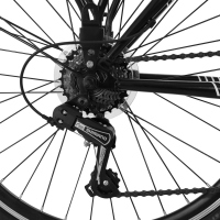Bicicleta BENOTTO Montaña 747 R26 21V. Hombre FS Shimano Frenos Delantero Disco Mecanico/Trasero ”V” Acero Negro/Verde Oscuro Talla:UN