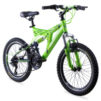 Bicicleta BENOTTO Montaña SNIPER R20 21V. Niño Sunrace Frenos ”V” Acero Verde/Negro Azulado Talla:UN