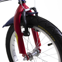 Bicicleta BENOTTO Cross VIKING R16 1V. Niño Frenos ”V” Acero Azul Brillante/Rojo Talla:UN