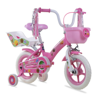 Bicicleta BENOTTO Infantil DOLCE R12 1V. Frenos Caliper Niña Ruedas Laterales Acero Rosa/Blanco Talla:UN