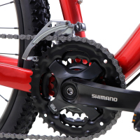 Bicicleta BENOTTO Montaña KUTANG CARBON FIBER R29 3x8 Shimano Frenos Doble Disco Hidraulico Carbon Rojo/Negro Talla:MM