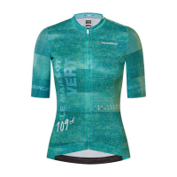 Jersey SUAREZ AVANT LE MAILLOT VERT Tour de France Mujer Azul Turquesa Talla M WCJ2134600M1231