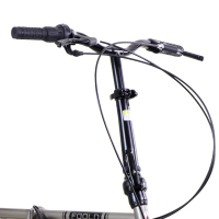 Bicicleta BENOTTO Plegable FOOLD R20 6V. Frenos ”V” Acero Champange Talla:UN