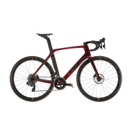 Bicicleta LOOK Ruta 795 BLADE R700 2x12 Disc Rival Etap R38D Wheel INTERFERENCE RED Fibra de Carbon Rojo Brillante/Mate Talla:SS (00025217)