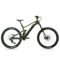 Bicicleta LAPIERRE Montaña E@ZESTY 9.2 R29 1x12 DS Electrica Shim Deore M8100 Frenos Doble Disco Hidraulico Carbono Verde/Negro Talla:LL LEZNA460