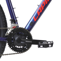 Bicicleta LAPIERRE Montaña EDGE 2.7 R27.5 3x7 Unisex FS Shimano Tourney TY300 Frenos Doble Disco Hidraulico Aluminio Azul/Negro Talla:MM F1204400