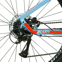 Bicicleta GHOST Montaña KATO ESSENTIAL R29 3x8 Hombre Shimano Acera M360 Frenos Doble Disco Hidraulico Aluminio Azul/Negro Talla:SS 93KA1077