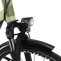 Bicicleta GHOST City SQUARE TREKKING R28 1x8 Unisex Shimano Acera M360 Frenos Doble Disco Hidraulico Aluminio Beige/Negro Talla:SS 74ST1001