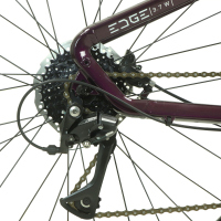 Bicicleta LAPIERRE Montaña EDGE 3.7 W R27.5 3x7 Mujer FS Shimano Acera M360 Frenos Doble Disco Hidraulico Aluminio Purpura/Negro Talla:SS LHBNB400