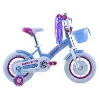Bicicleta BENOTTO Infantil PIXIE R12 1V. Niña Frenos Caliper/Contrapedal Acero Azul Claro/Blanco Talla:UN