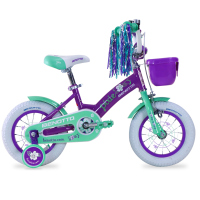 Bicicleta BENOTTO Infantil PIXIE R12 1V. Niña Frenos Caliper/Contrapedal Acero Morado/Aqua Talla:UN