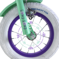 Bicicleta BENOTTO Infantil PIXIE R12 1V. Niña Frenos Caliper/Contrapedal Acero Morado/Aqua Talla:UN