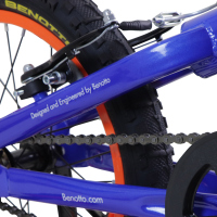 Bicicleta BENOTTO Cross DIAVOLO R16 1V. Niño Frenos ”V” Ruedas Laterales Acero Azul/Negro Talla:UN