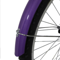 Bicicleta BENOTTO Montaña KYRA R24 1V. Mujer Frenos ”V” Acero Negro/Purpura Talla:UN