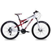 Bicicleta BENOTTO Montaña DS-900 R27.5 27V. Hombre Shimano Altus Frenos Doble Disco Hidraulico Aluminio Rojo/Blanco Talla:ML