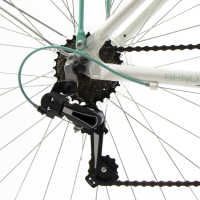 Bicicleta BENOTTO City IRIS R700C 21V. Mujer FS Shimano Frenos ”V” Aluminio Blanco Talla:UN
