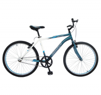 Bicicleta Wolf Acero R26 1V Hombre Frenos V Azul Tornasol/Blanco UN