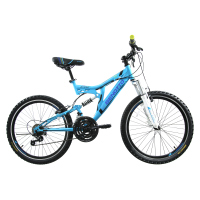 Bicicleta BENOTTO Montaña SNIPER R24 21V. Hombre Frenos ”V” Acero Azul/Blanco Talla:UN