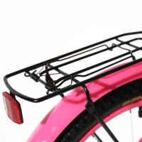 Bicicleta BENOTTO Cross LAYLA R20 1V. Niña Frenos ”V” con Porta Bulto Acero Rosa Neon Talla:UN