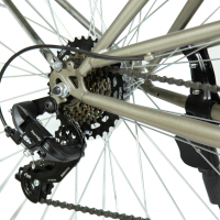 Bicicleta BENOTTO City TANDEM FOR 2 R26 21V. Shimano Frenos ”V” Acero Rojo/Plata Talla:UN