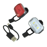 Luz BLACKBURN CLICK USB COMBO LIGHT Delantera+Trasera USB 60/20 Lumens Negro 7074410