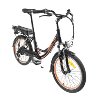 Bicicleta BENOTTO City E-Bike R20 7V Aluminio Negro/Naranja Talla:UN