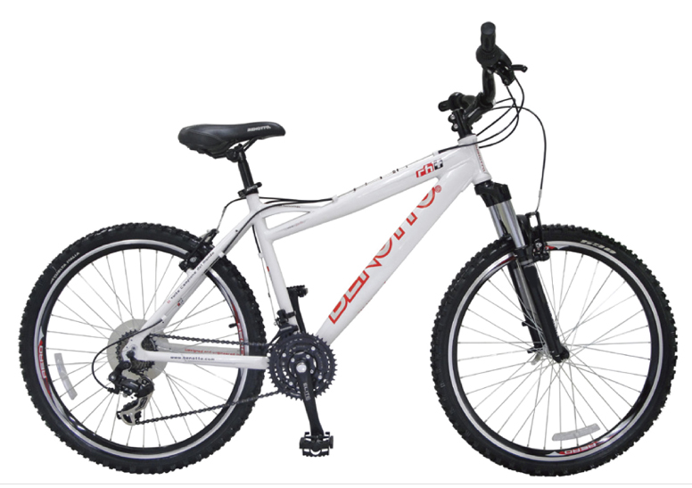 Bicicleta BENOTTO Montaña ICON R26 21V. Hombre FS Frenos ”V” Aluminio Blanco Talla:UN