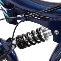 Bicicleta BENOTTO Montaña DS-500 R27.5 21V. Hombre Frenos Doble Disco Mecanico Aluminio Azul Marino/Aqua Talla:UN