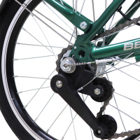 Bicicleta BENOTTO Plegable PIEGARE R16 3V. Unisex Frenos ”V” Aluminio Verde Oscuro Talla:UN