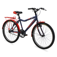Bicicleta BENOTTO Montaña STREGA R24 1V. Hombre Frenos ”V” Acero Azul Aperlado/Morado Talla:UN
