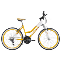 Bicicleta BENOTTO Montaña MADEIRA R26 21V. Mujer FS Sunrace Frenos ”V” Acero Naranja Talla:UN