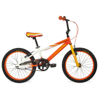 Bicicleta BENOTTO BMX AGRESSOR R20 1V. Niño Frenos ”V” Acero Blanco/Naranja Talla:UN