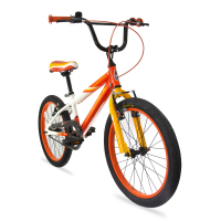 Bicicleta BENOTTO BMX AGRESSOR R20 1V. Niño Frenos ”V” Acero Blanco/Naranja Talla:UN