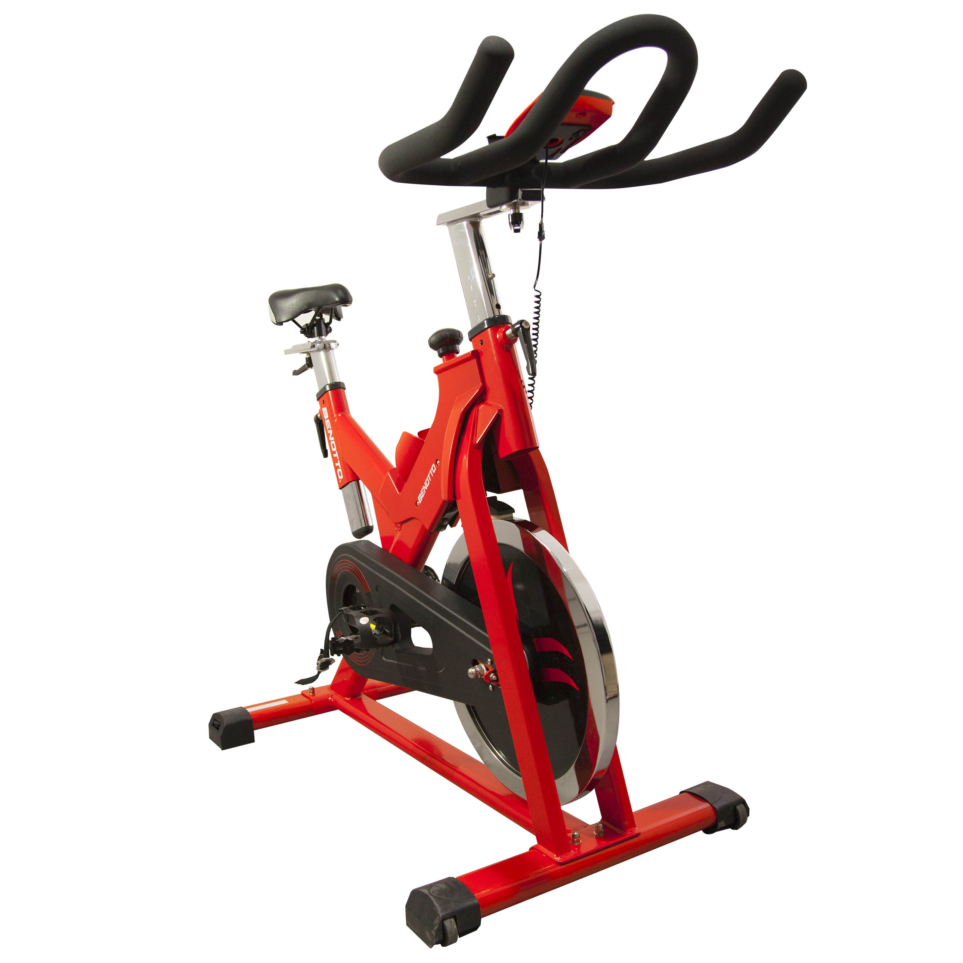 Aparato de Ejercicio Benotto Fitness Bicicleta Fija Pro ”ESBPRO600” Rojo