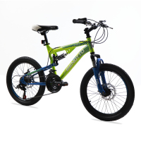 Bicicleta BENOTTO Montaña DS-TONE R20 21V. Hombre DS Frenos Doble Disco Mecanico Acero Verde/Azul Oscuro Talla:UN
