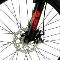 Bicicleta BENOTTO Montaña BLACKCOMB R26 21V. Hombre DS Frenos Doble Disco Mecanico Acero Naranja/Negro Talla:UN