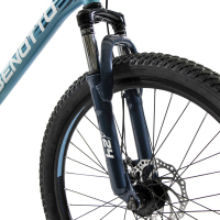 Bicicleta BENOTTO Montaña BLACKCOMB R24 21V. Hombre DS Frenos Doble Disco Mecanico Acero Azul Sirena/Azul Grisado Talla:UN
