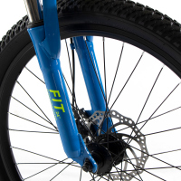 Bicicleta BENOTTO Montaña BLACKCOMB R24 21V. Hombre DS Frenos Doble Disco Mecanico Acero Amarillo Neon/Azul Talla:UN