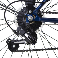 Bicicleta BENOTTO Montaña 747 R26 21V. Hombre FS Shimano Frenos Delantero Disco Mecanico/Trasero ”V” Acero Azul Rey/Negro Talla:UN