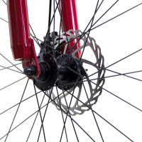 Bicicleta BENOTTO Montaña BLACK EAGLE R29 21V. Hombre FS Frenos Doble Disco Mecanico Aluminio Negro/Rojo Talla:UN