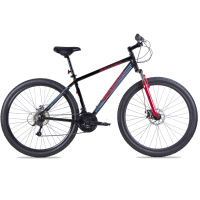 Bicicleta BENOTTO Montaña BLACK EAGLE R29 21V. Hombre FS Frenos Doble Disco Mecanico Aluminio Negro/Rojo Talla:UN