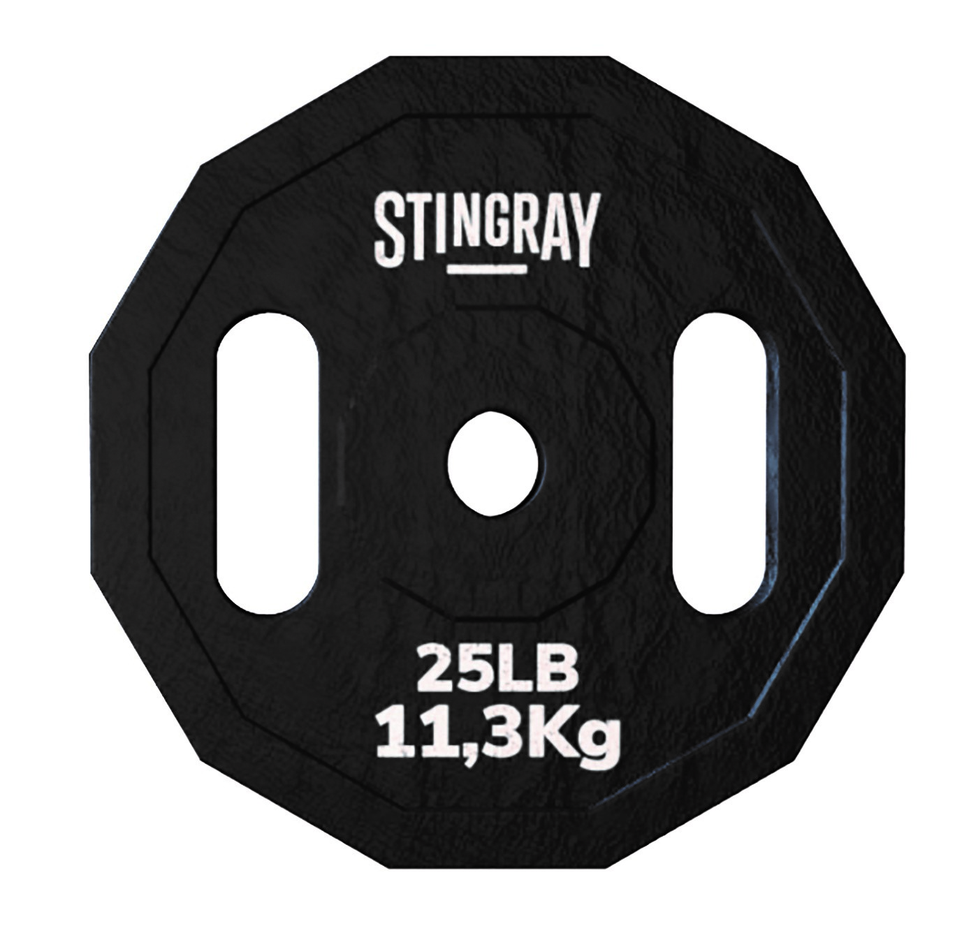 Disco para barra STINGRAY 25 lbs./11.34 kgs de acer