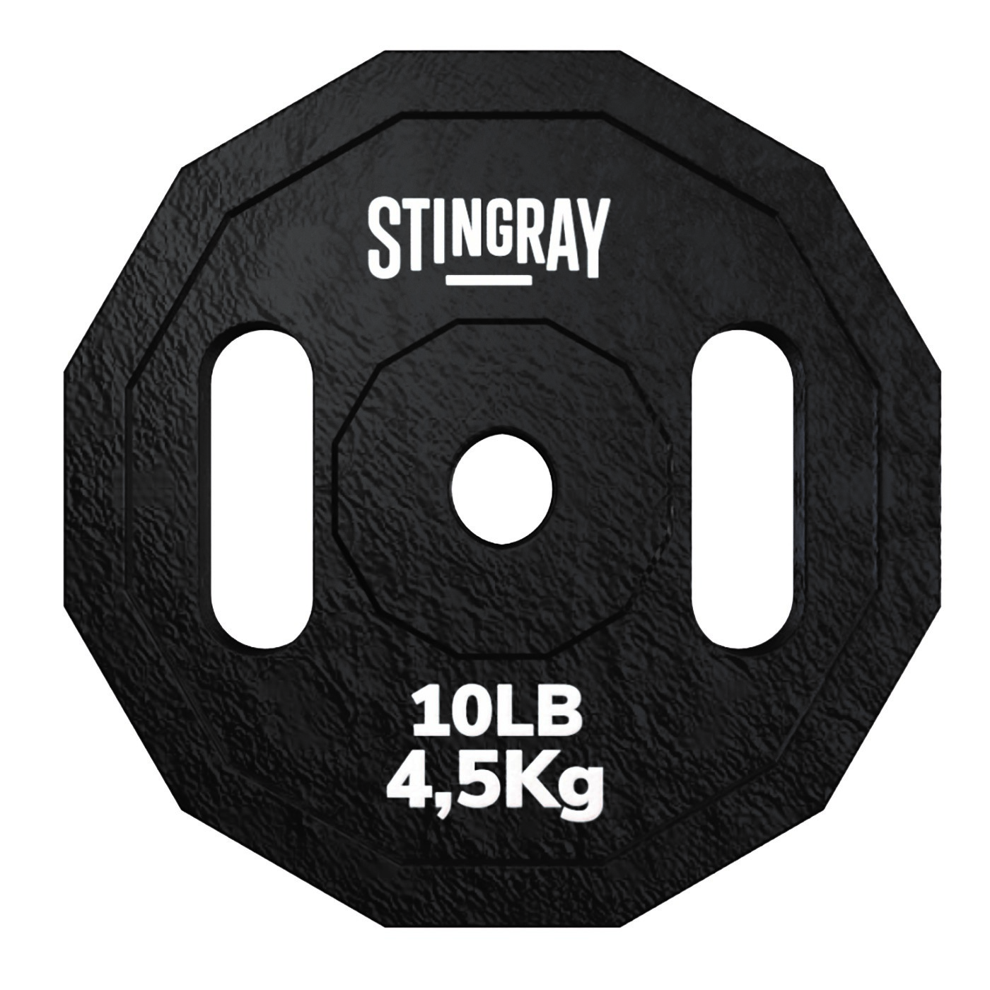 Disco para barra STINGRAY 10 lbs./4.53 kgs de acero